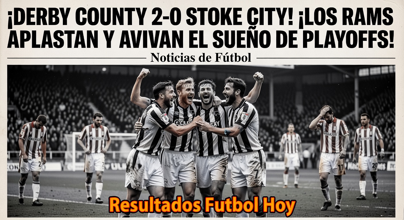 Stoke City 0-2 Derby County: Rams triumph in Championship