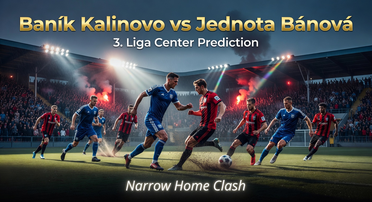 Baník Kalinovo vs Jednota Bánová Pronóstico / Prediction