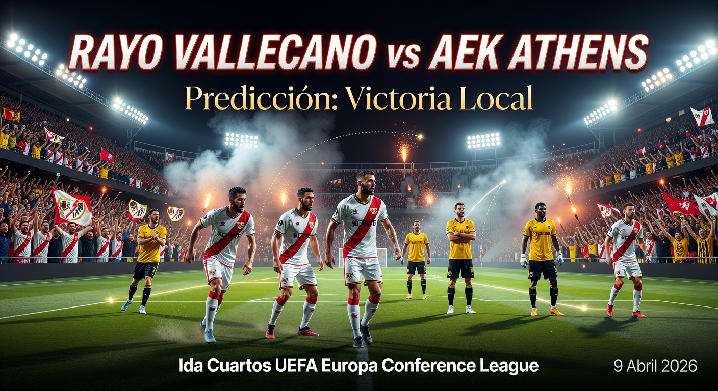 Rayo Vallecano vs AEK Athens FC Pronóstico / Prediction