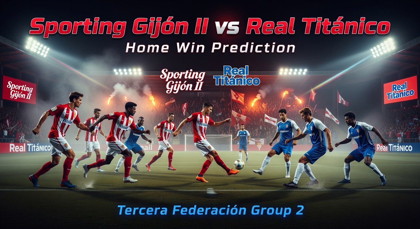 Sporting Gijón II vs Real Titánico Pronóstico / Prediction