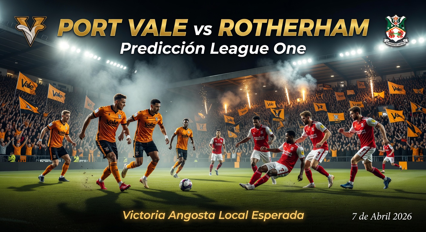 Port Vale vs Rotherham Pronóstico / Prediction