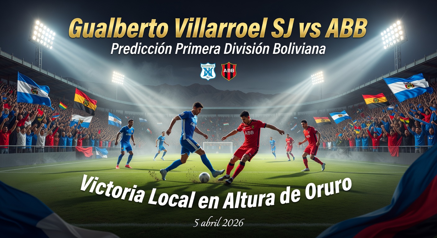 Gualberto Villarroel SJ vs ABB Pronóstico / Prediction