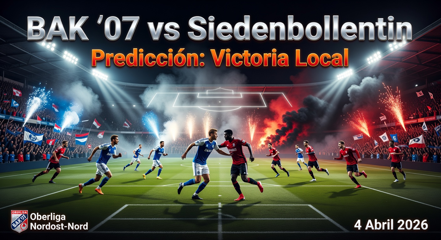 BAK '07 vs Siedenbollentin Pronóstico / Prediction