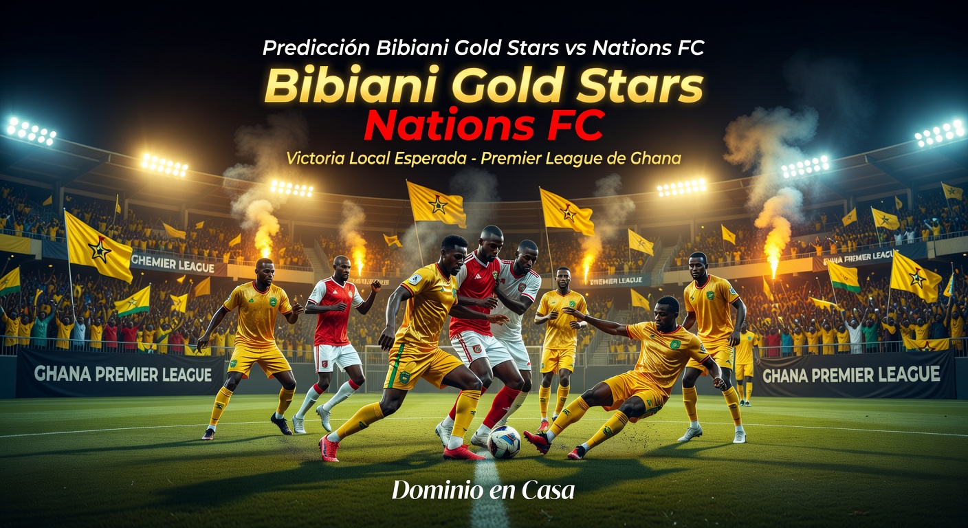 Bibiani Gold Stars vs Nations Pronóstico / Prediction