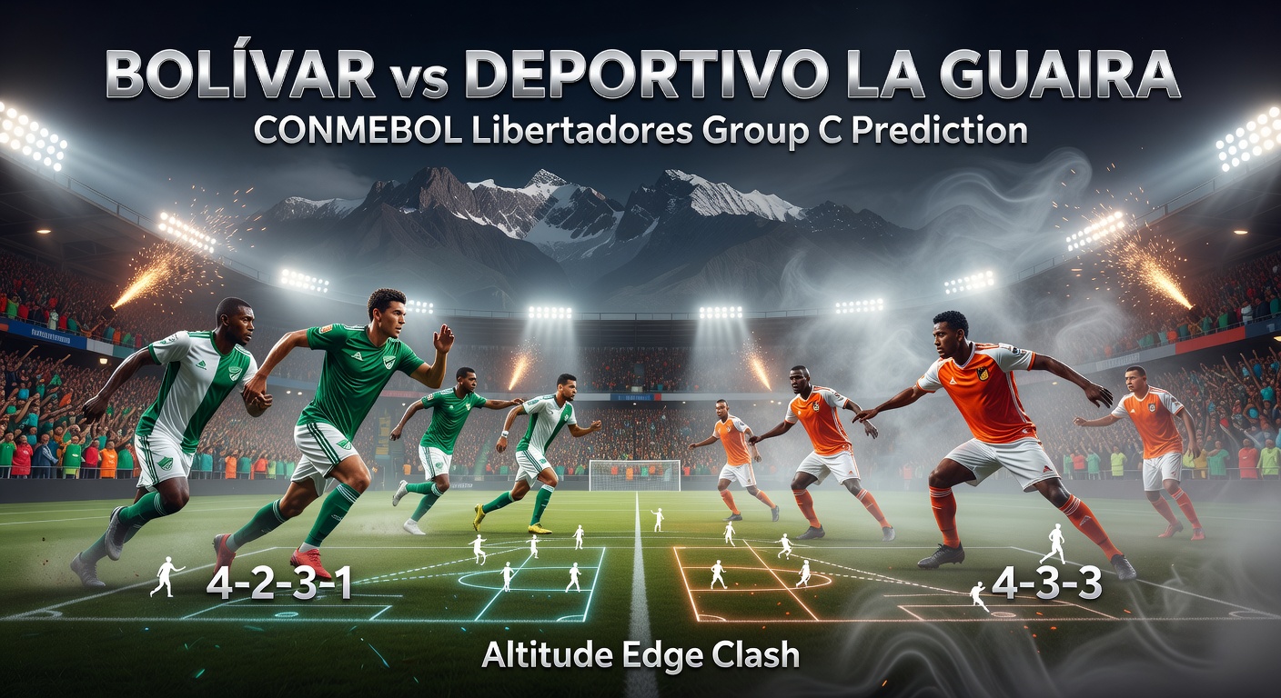 Bolívar vs Deportivo La Guaira Pronóstico / Prediction