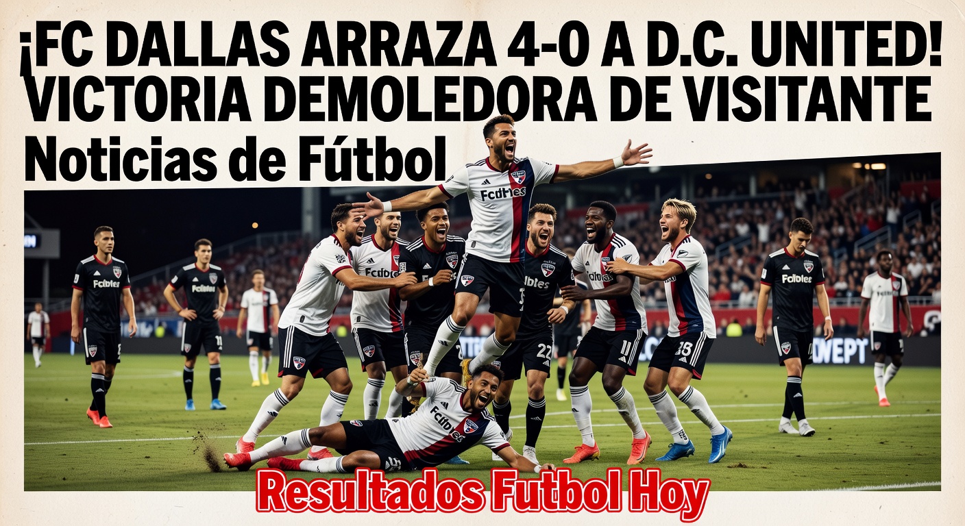 Dallas Thrash DC United 4-0 on the Road (BBC Sport)