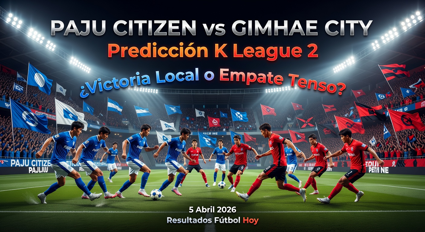 Paju Citizen vs Gimhae City Pronóstico / Prediction
