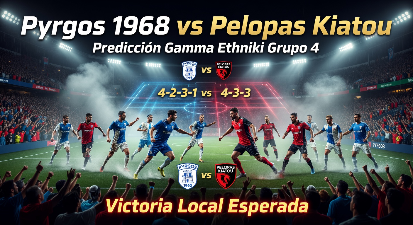 Pyrgos 1968 vs Pelopas Kiatou Pronóstico / Prediction