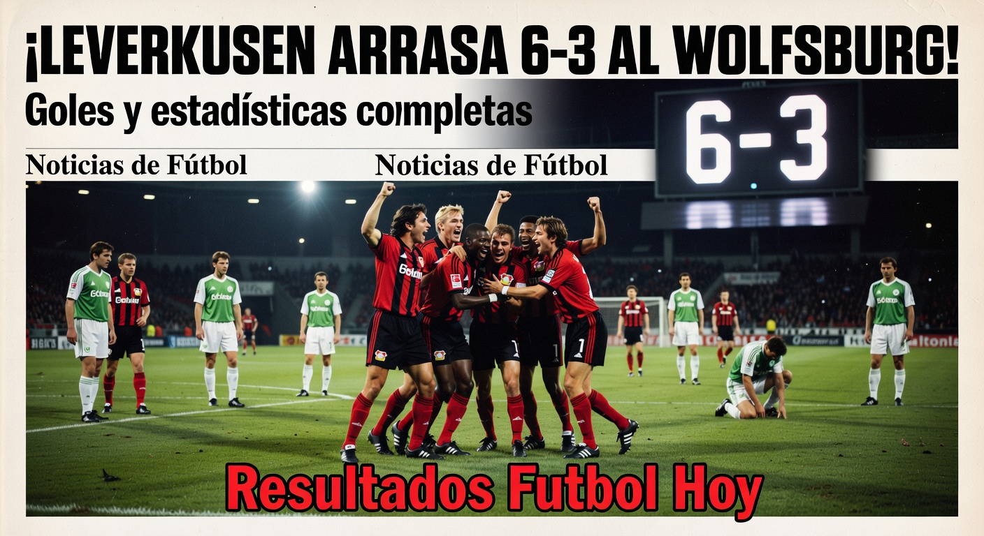 Bayer Leverkusen 6-3 Wolfsburg (Bundesliga) (ESPN, Apr 5)