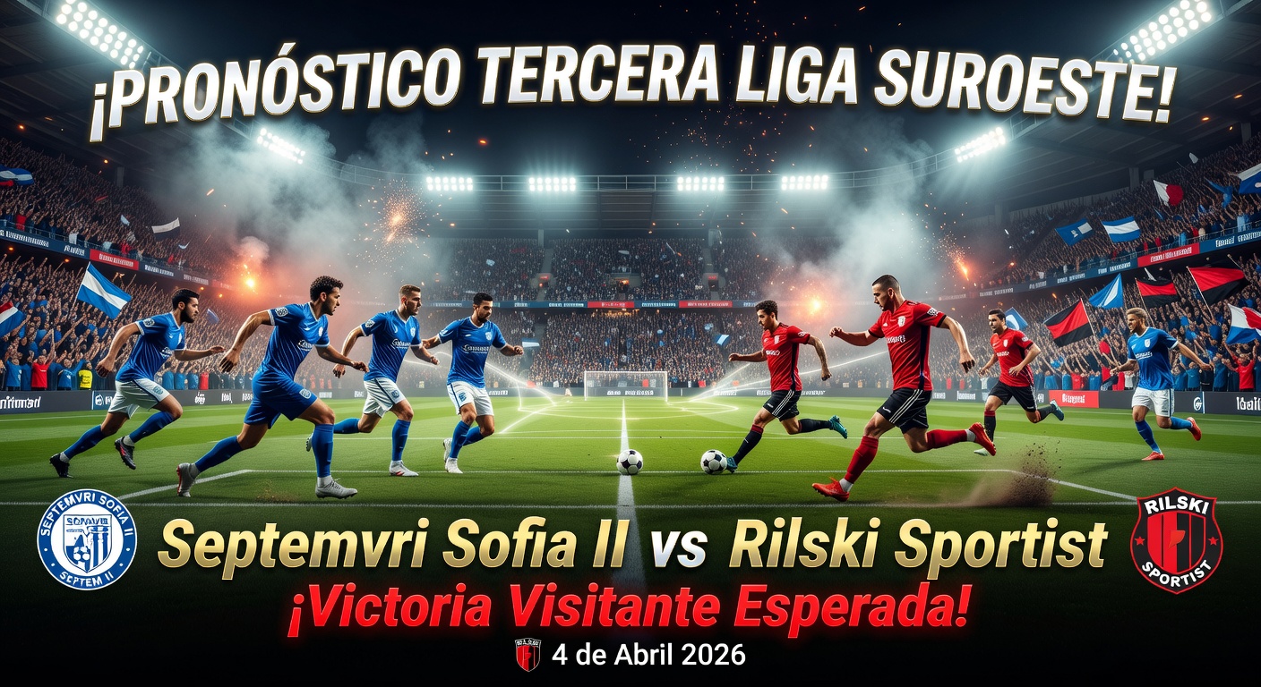 Septemvri Sofia II vs Rilski Sportist Pronóstico / Prediction