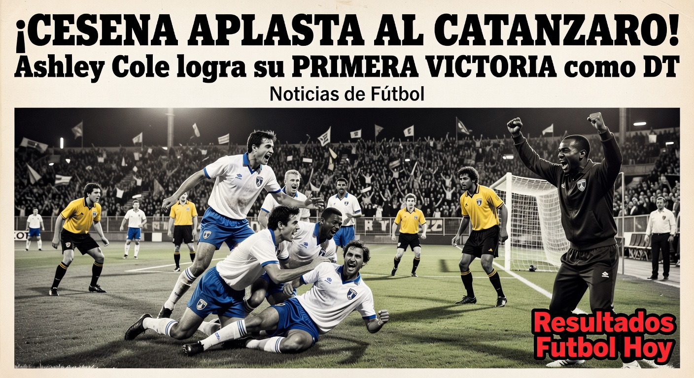 Ashley Cole wins first match as Cesena manager with 3-1 victory over Catanzaro