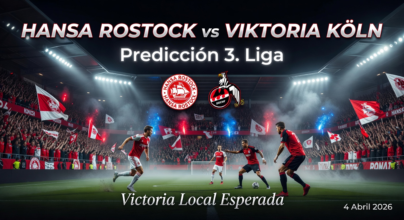 Hansa Rostock vs FC Viktoria Köln Pronóstico / Prediction
