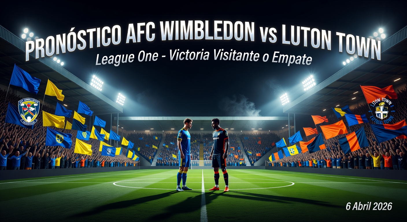 AFC Wimbledon vs Luton Pronóstico / Prediction