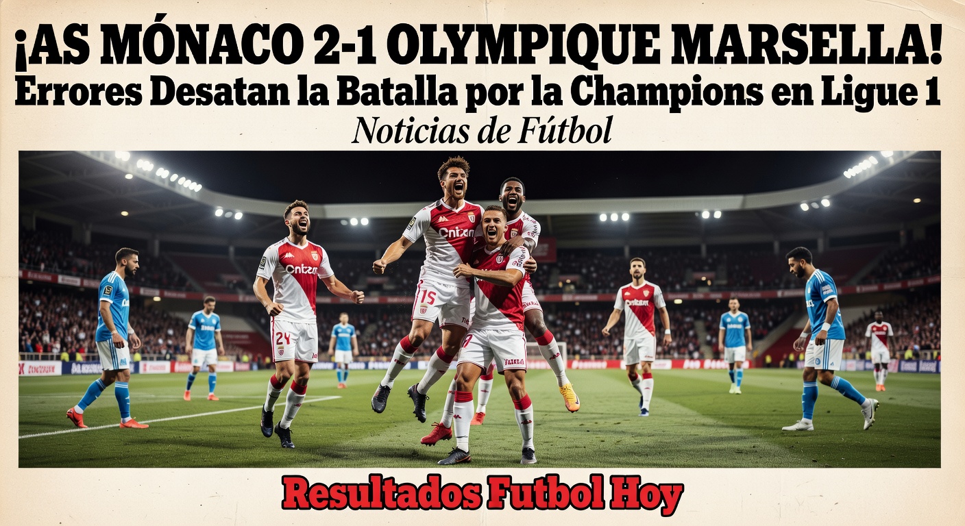 AS Monaco edge Olympique de Marseille 2-1 in Ligue 1