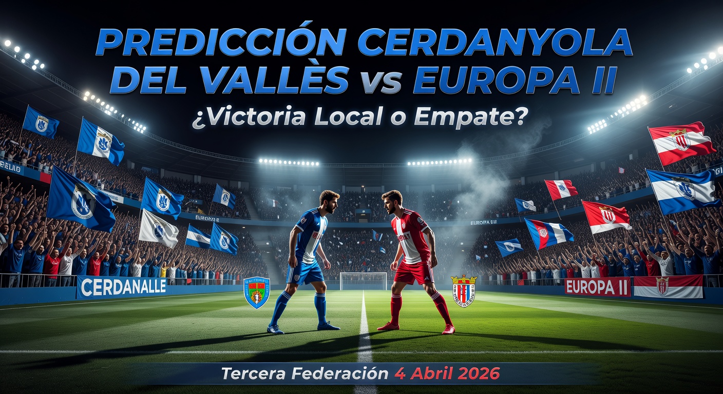Cerdanyola del Vallès vs Europa II Pronóstico / Prediction