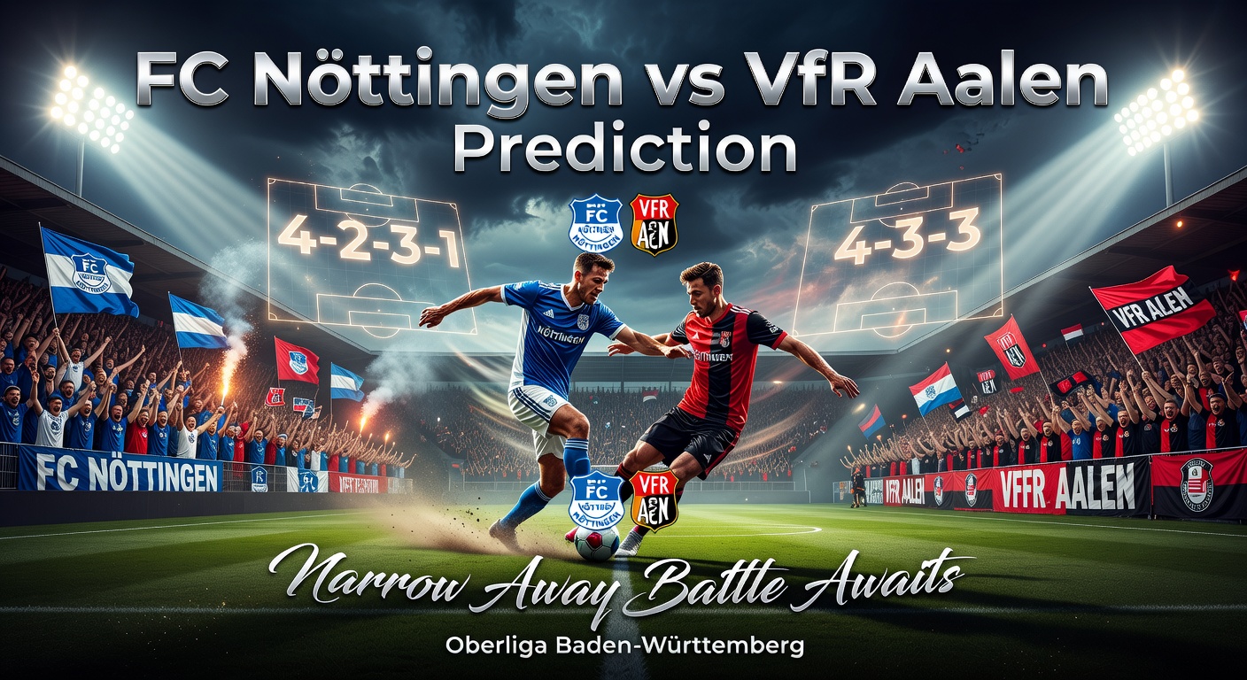 FC Nöttingen vs VfR Aalen Pronóstico / Prediction