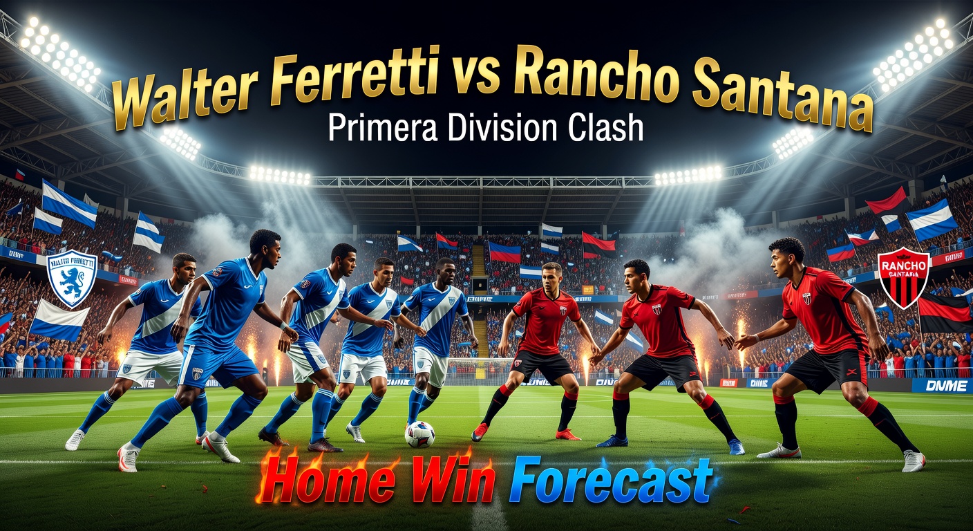 Walter Ferretti vs Rancho Santana Pronóstico / Prediction