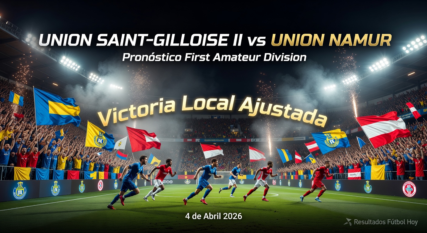 Union Saint-Gilloise II vs Union Namur Pronóstico / Prediction