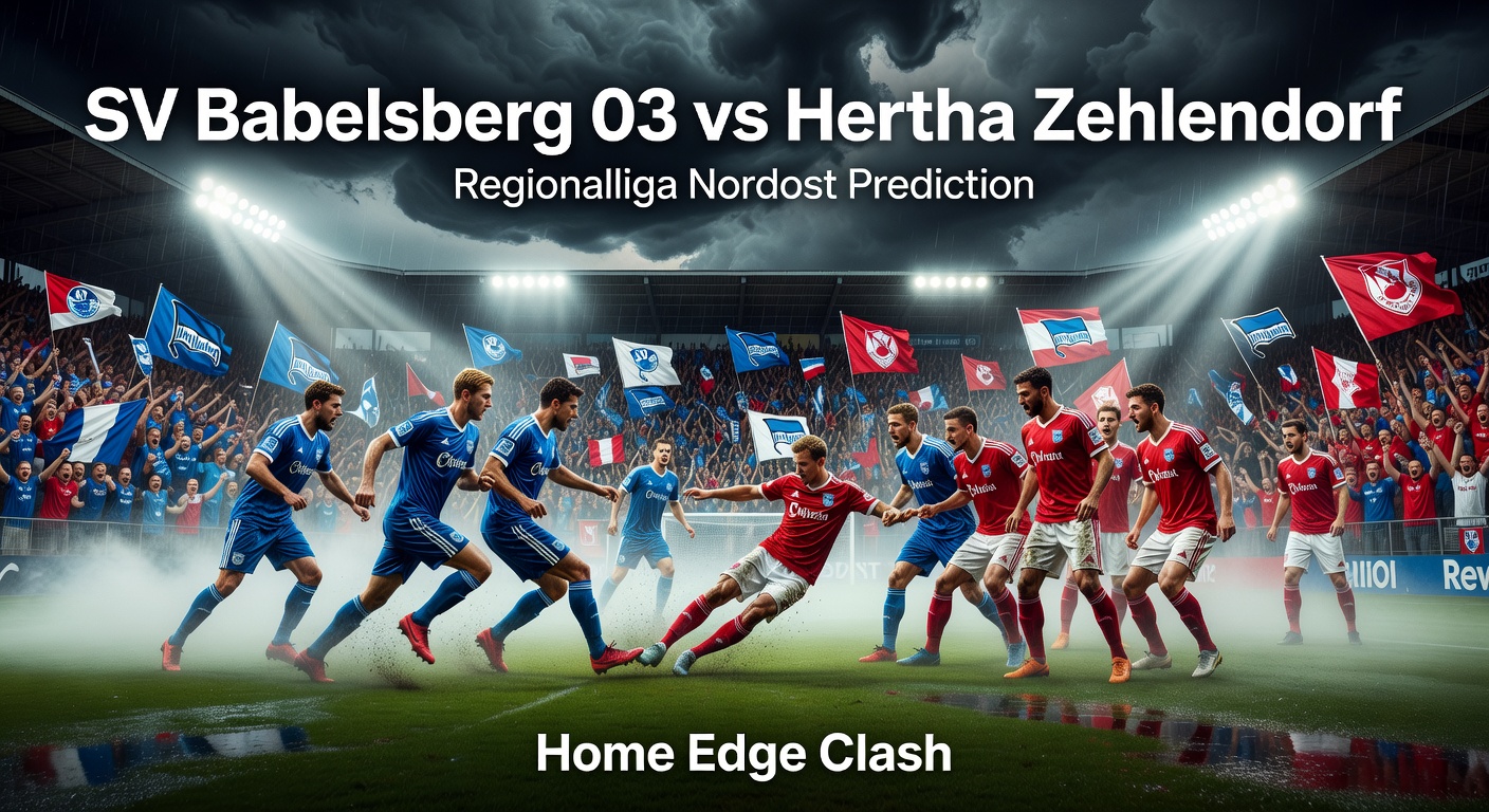 SV Babelsberg 03 vs Hertha Zehlendorf Pronóstico / Prediction