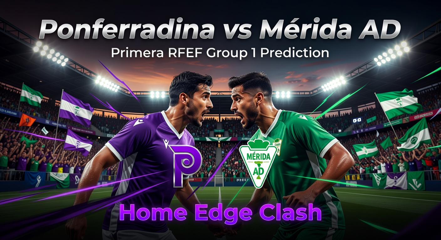 Ponferradina vs Mérida AD Pronóstico / Prediction