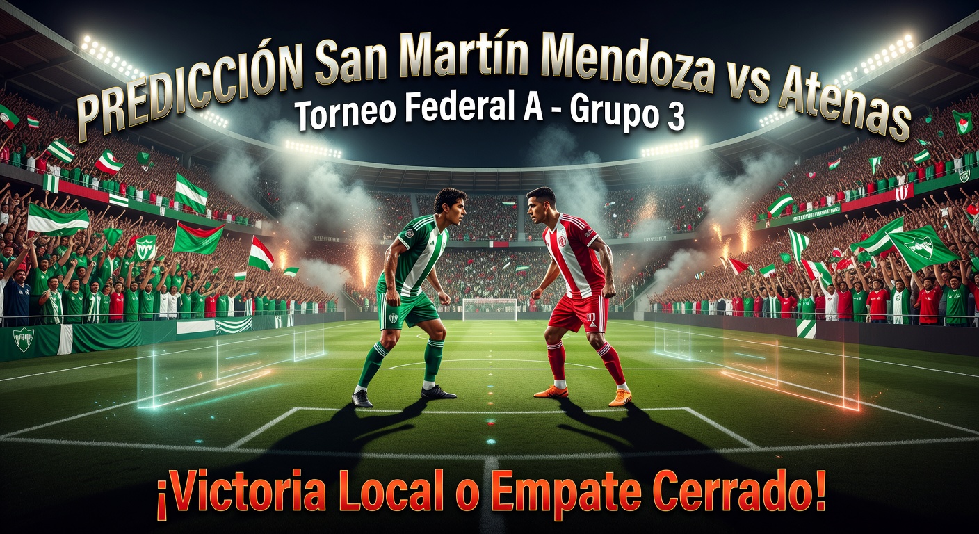 San Martín Mendoza vs Atenas Pronóstico / Prediction