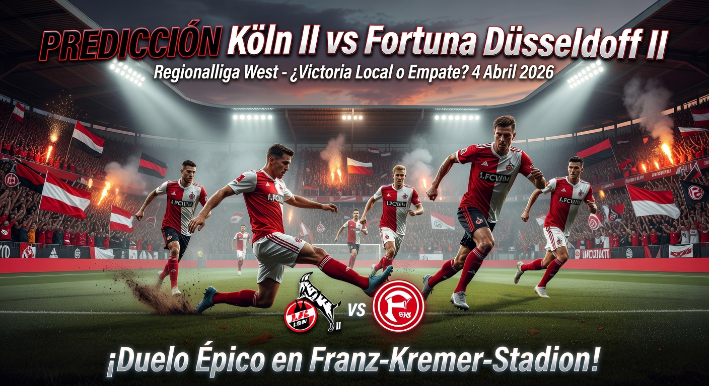 Köln II vs Fortuna Düsseldorf II Pronóstico / Prediction