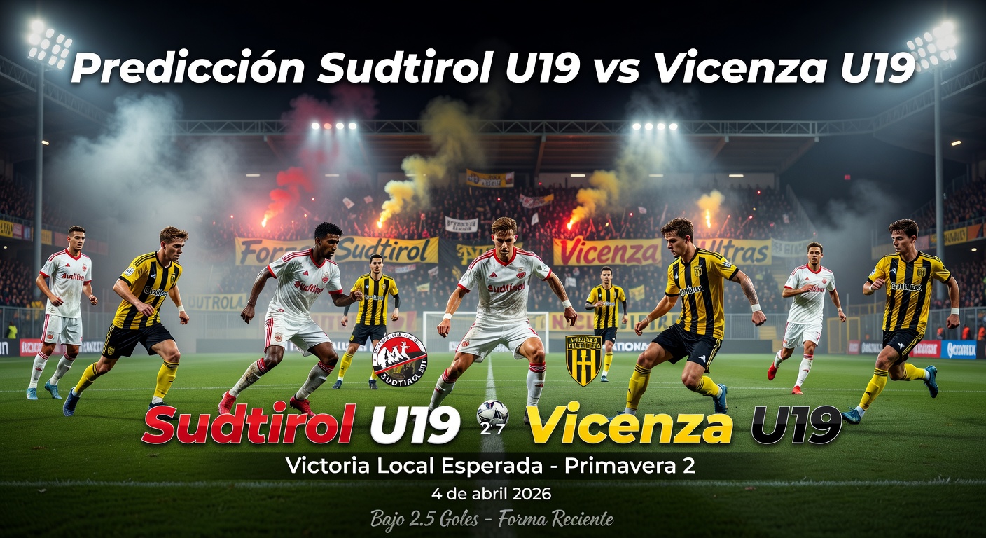 Sudtirol U19 vs Vicenza U19 Pronóstico / Prediction