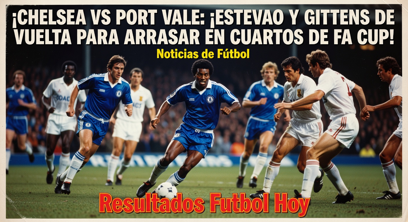 Chelsea vs Port Vale FA Cup Quarter-Final at 5:15pm