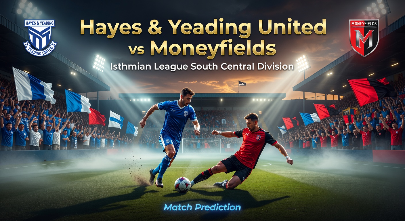 Hayes & Yeading United vs Moneyfields Pronóstico / Prediction