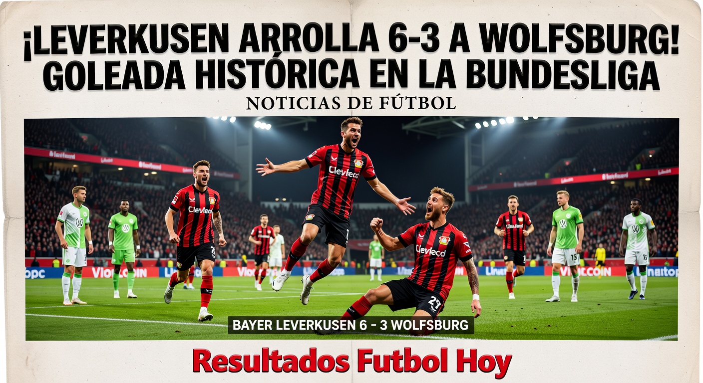 Bayer Leverkusen 6-3 Wolfsburg (ESPN, Apr 4, 2026)