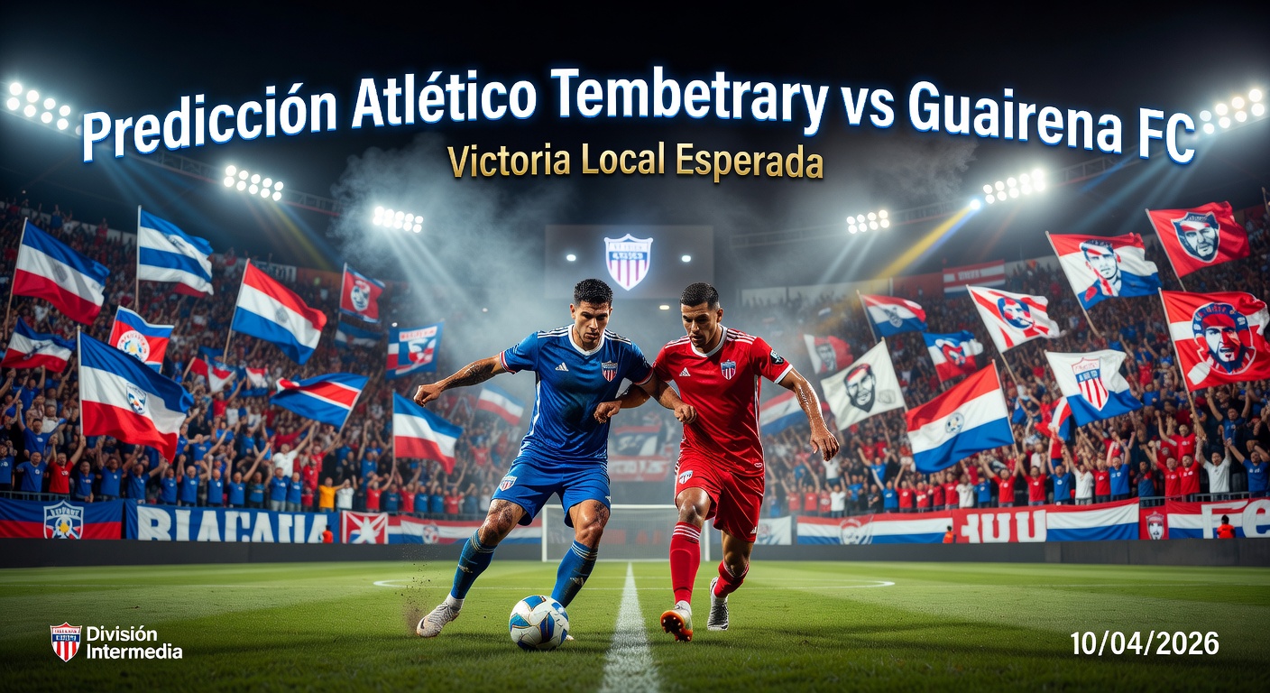 Atlético Tembetary vs Guairena FC Pronóstico / Prediction