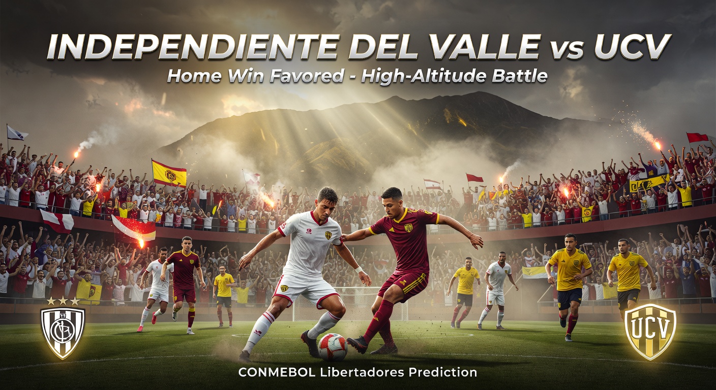Independiente del Valle vs UCV Pronóstico / Prediction