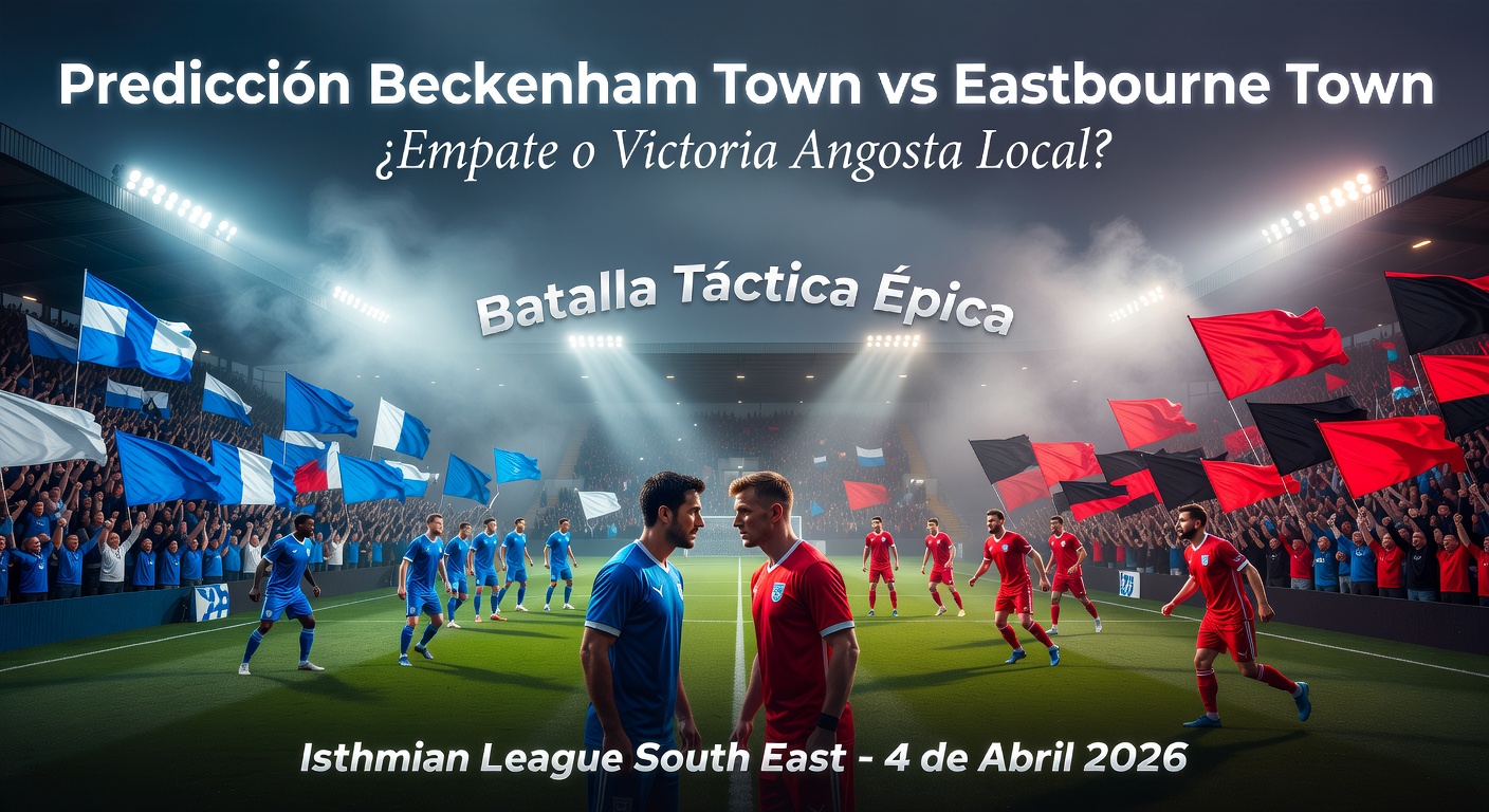 Beckenham Town vs Eastbourne Town Pronóstico / Prediction