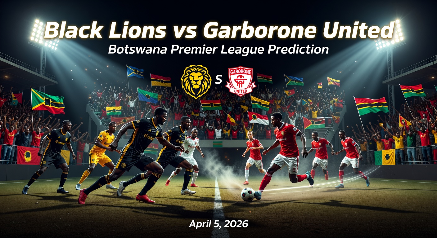 Black Lions vs Gaborone United Pronóstico / Prediction