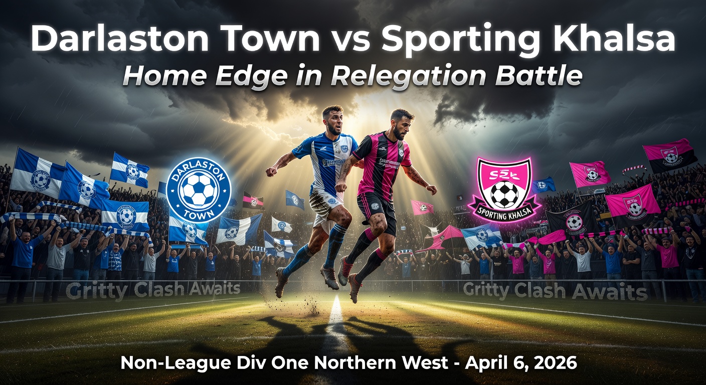 Darlaston Town vs Sporting Khalsa Pronóstico / Prediction