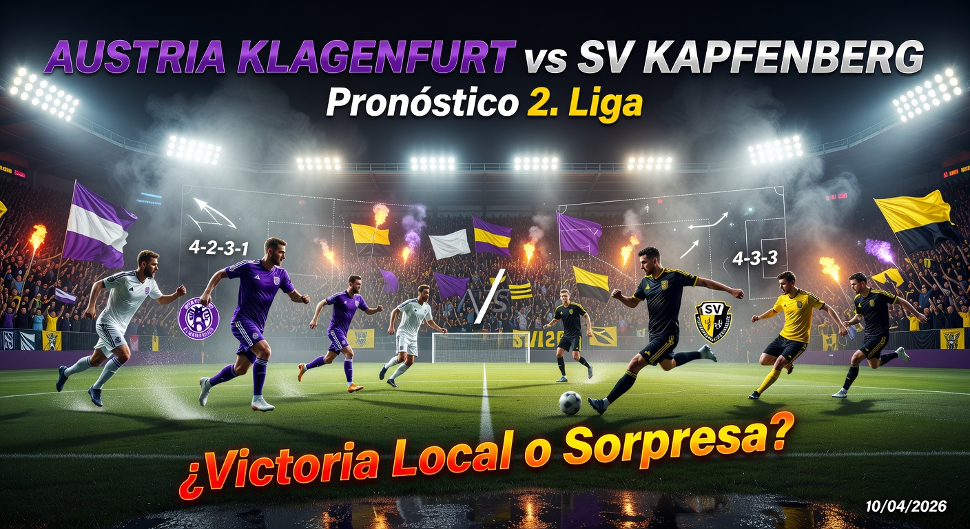 Austria Klagenfurt vs SV Kapfenberg Pronóstico / Prediction