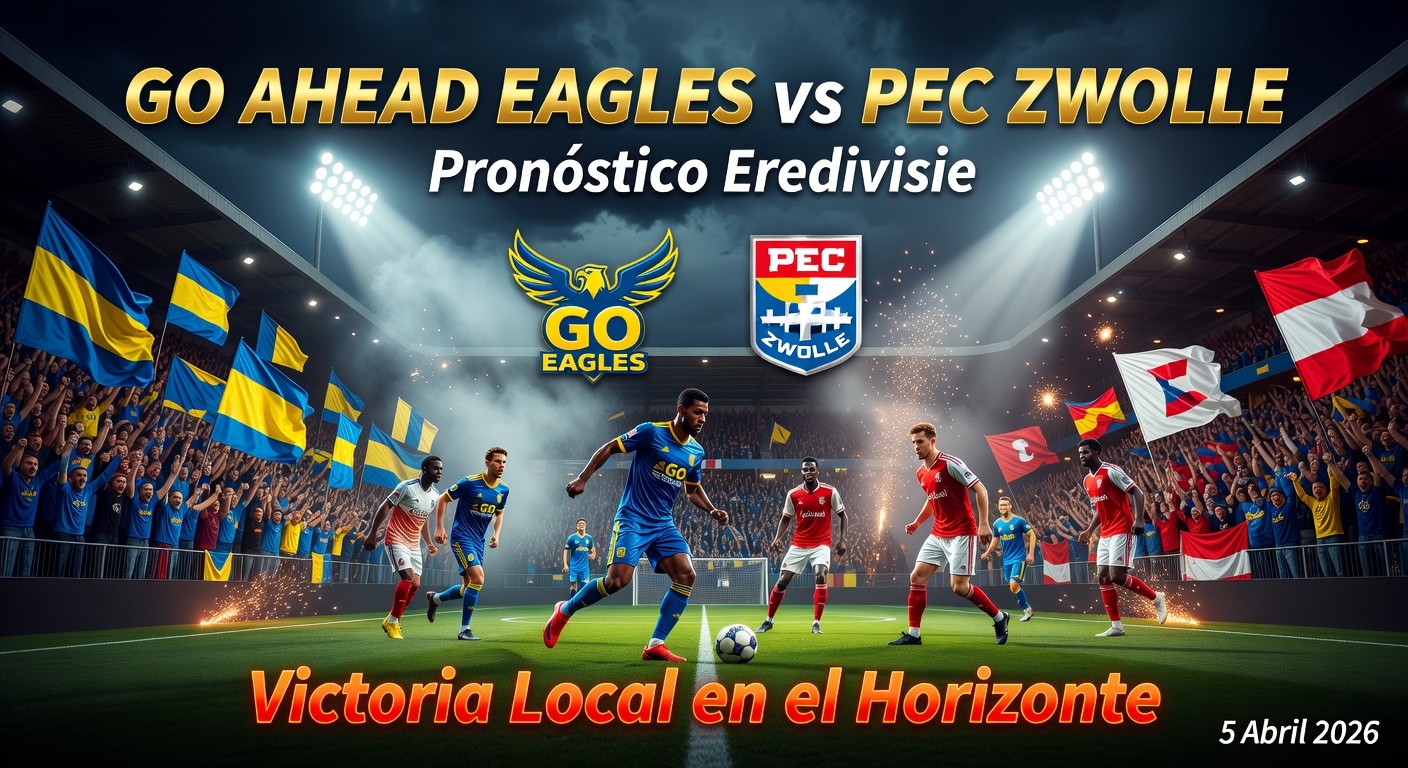 GO Ahead Eagles vs PEC Zwolle Pronóstico / Prediction