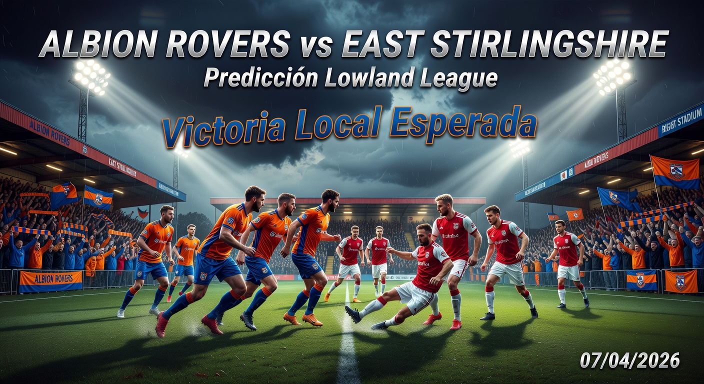 Albion Rovers vs East Stirlingshire Pronóstico / Prediction