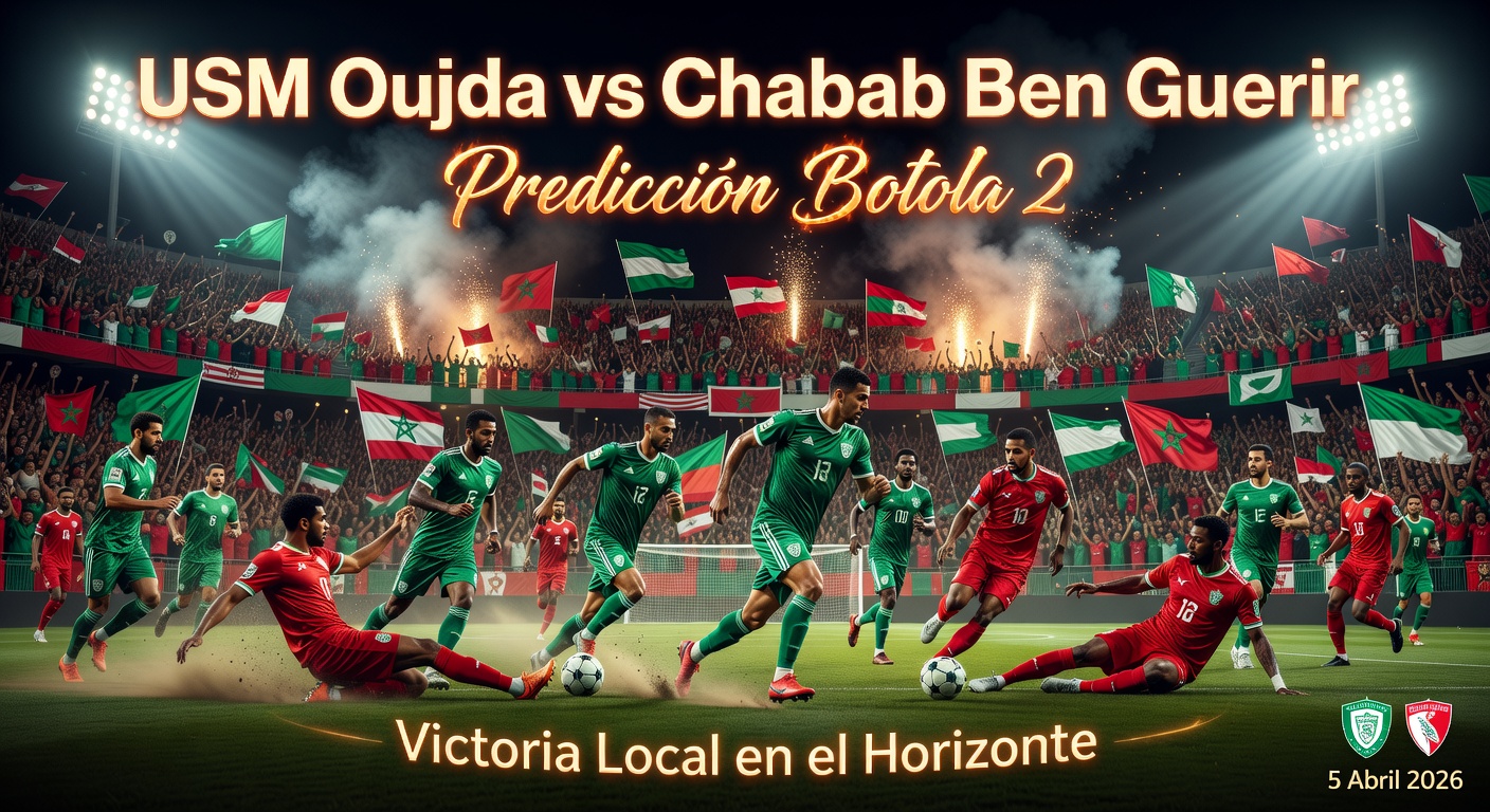 USM Oujda vs Chabab Ben Guerir Pronóstico / Prediction