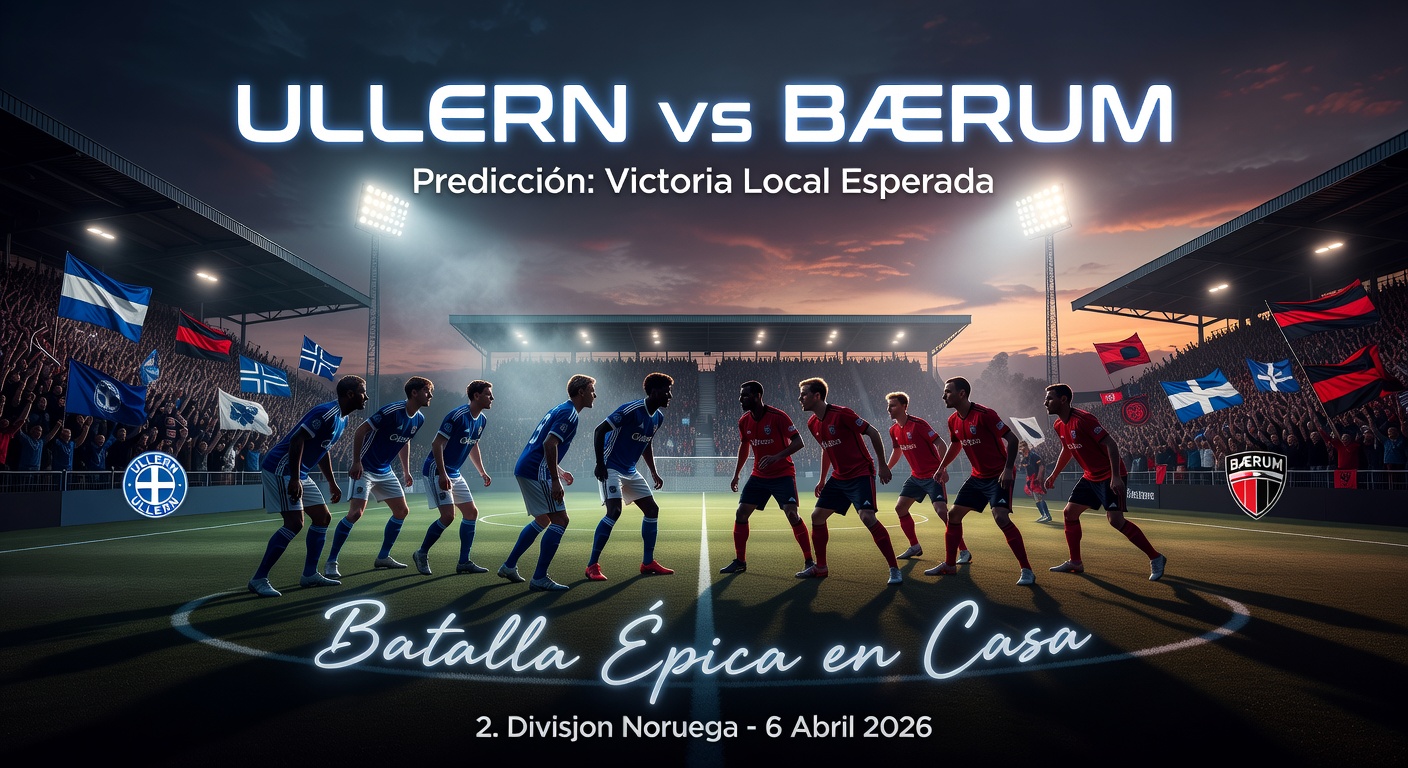 Ullern vs Bærum Pronóstico / Prediction