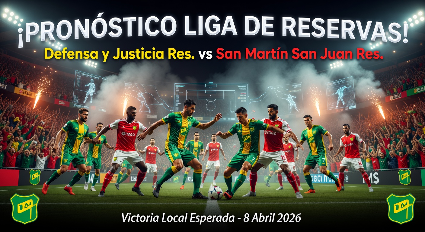 Defensa y Justicia Res. vs San Martín San Juan Res. Pronóstico / Prediction