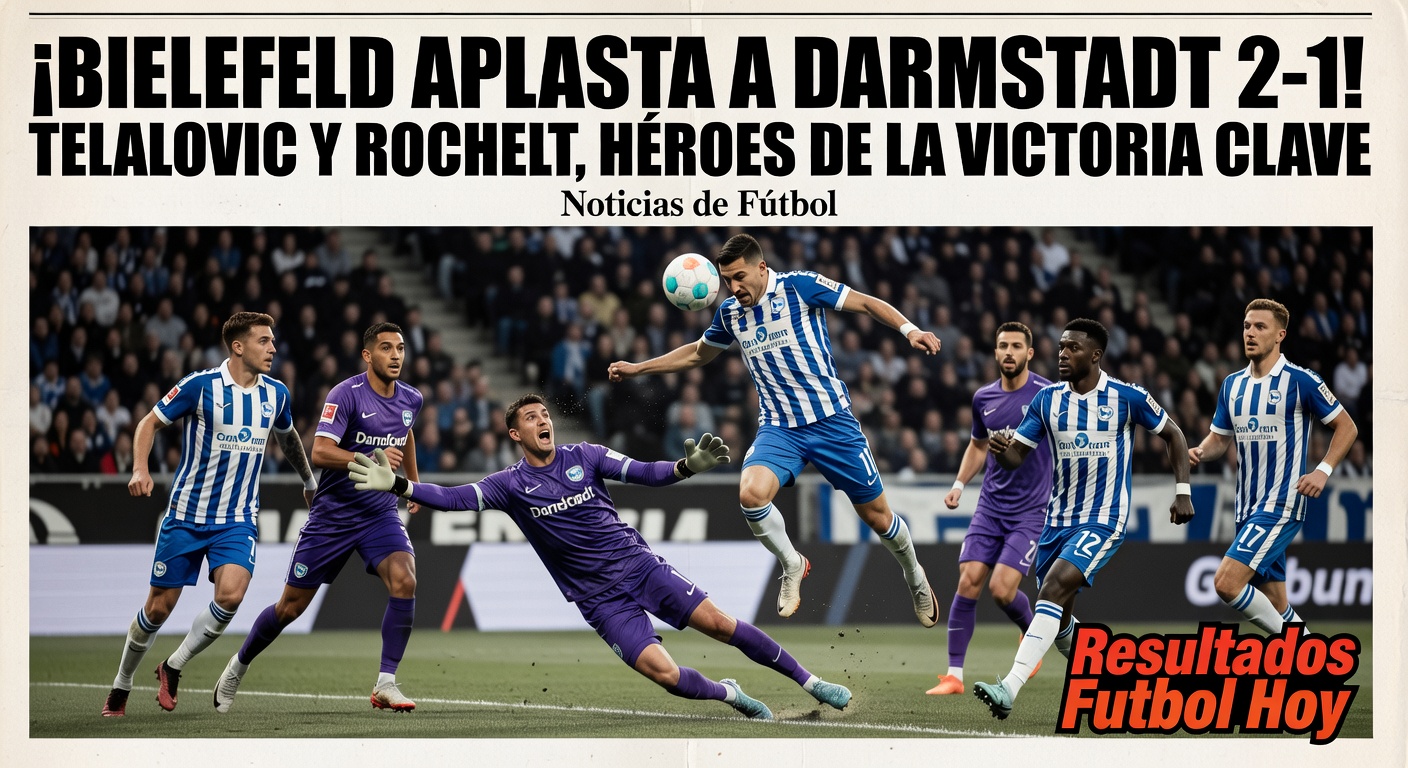 Arminia Bielefeld 2-1 SV Darmstadt (2. Bundesliga FT)