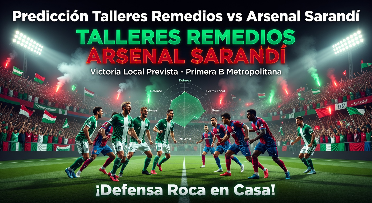 Talleres Remedios vs Arsenal Sarandi Pronóstico / Prediction