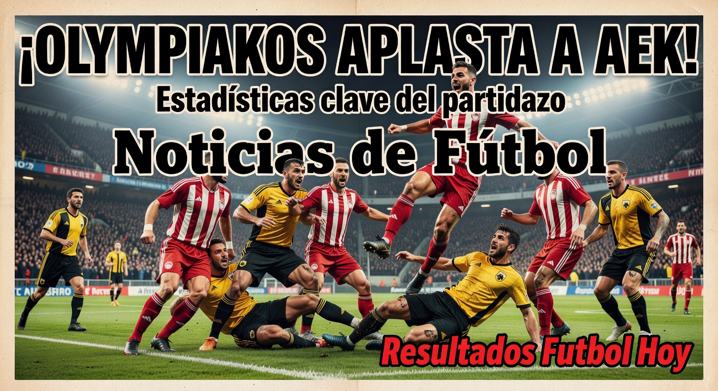 AEK Athens lead Olympiakos 1-0 in Greek Super League derby