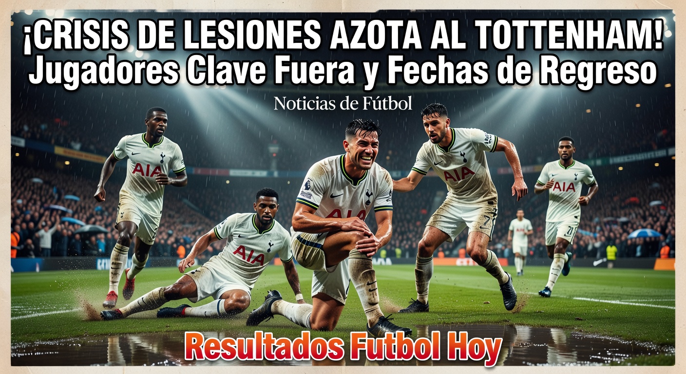 Tottenham multiple injuries: Vicario, Sarr, Bentancur (Premier Injuries)