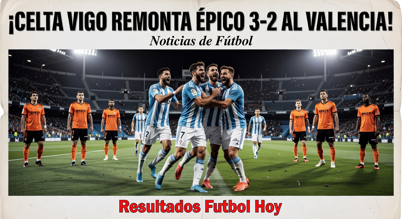 Valencia 2-3 Celta Vigo (ESPN La Liga, Apr 6, 2026)
