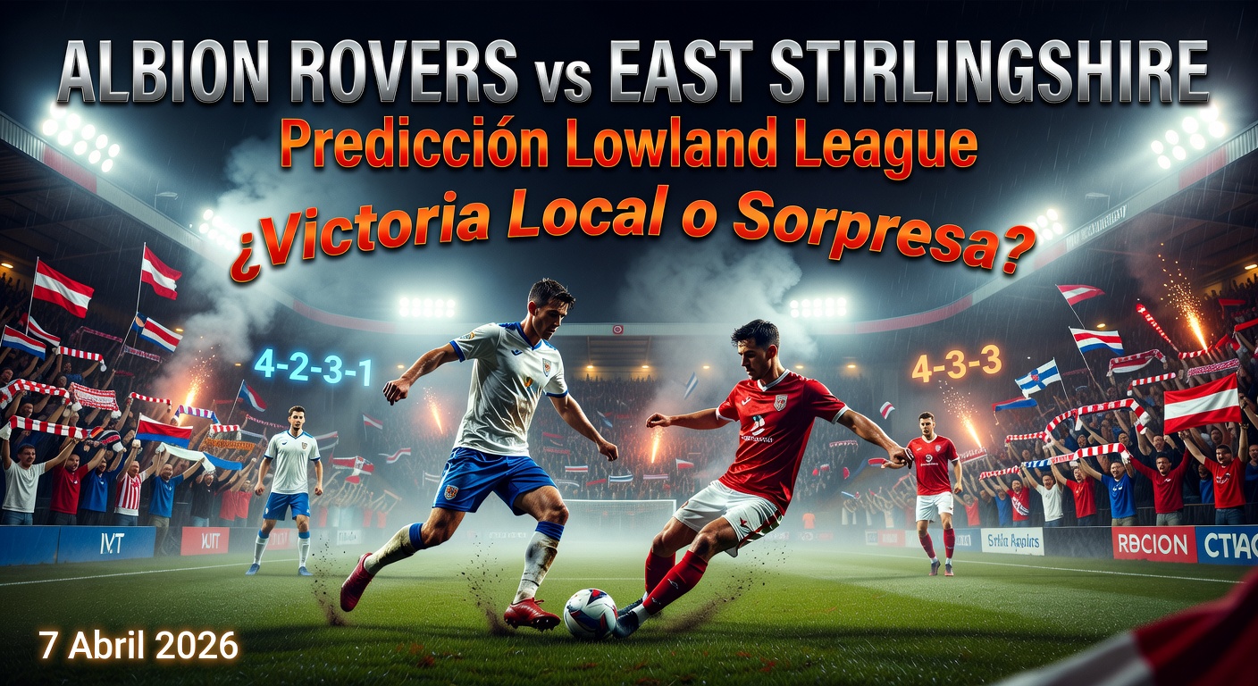 Albion Rovers vs East Stirlingshire Pronóstico / Prediction