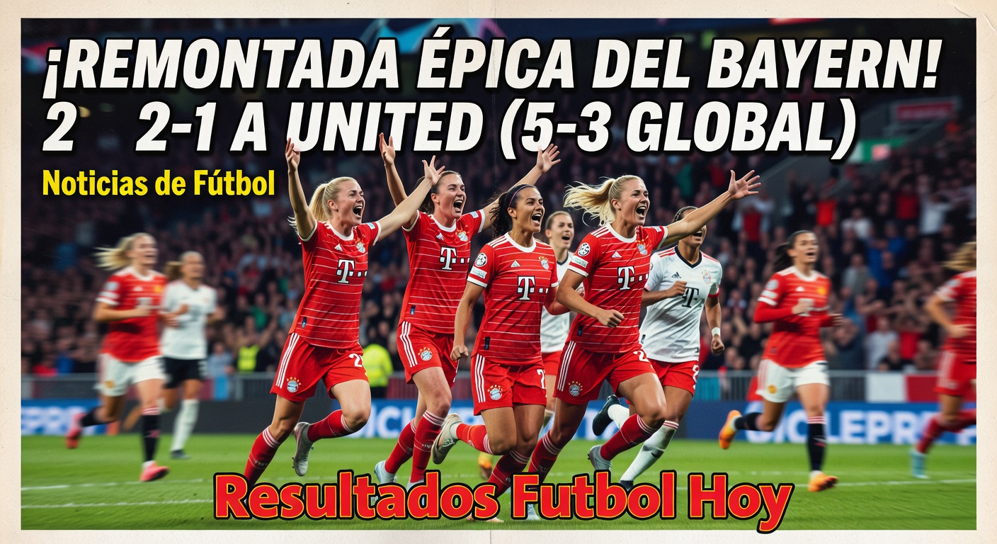 Bayern Munich women beat Manchester United to reach Women's Champions League semis