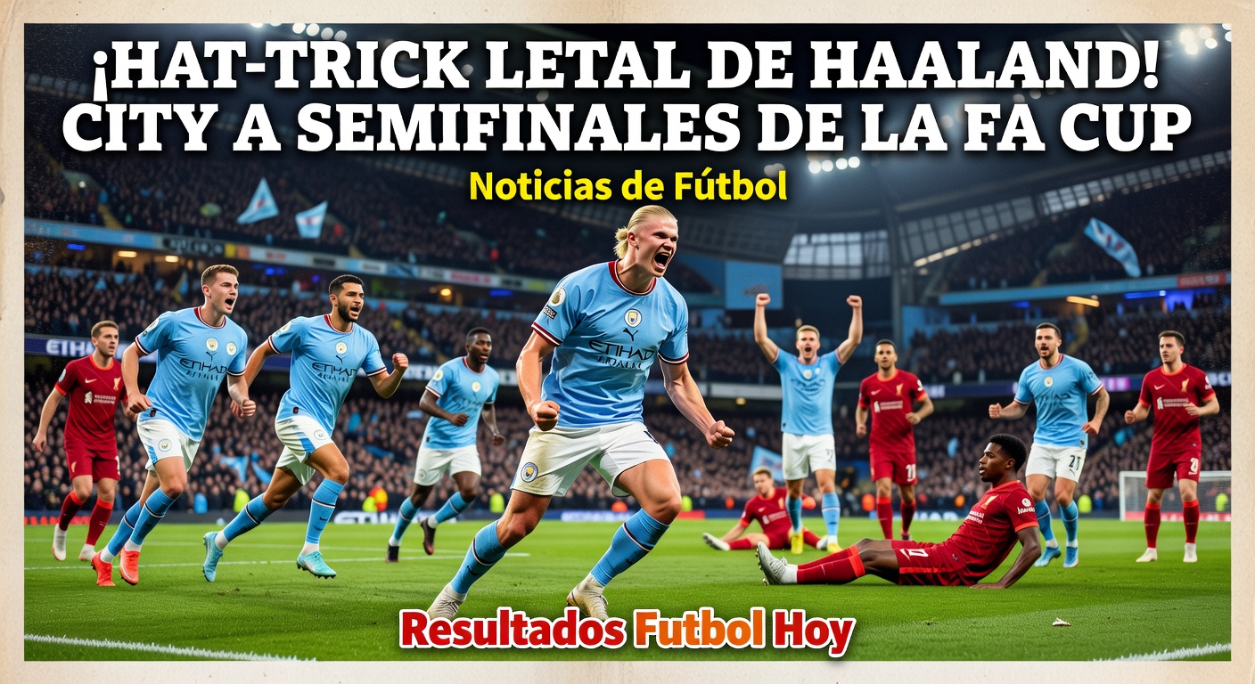 Man City 4-0 Liverpool: Haaland treble in FA Cup quarter-final rout (The FA, 4 hours ago)