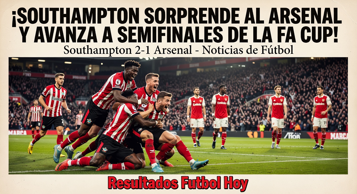 Southampton stun Arsenal to reach FA Cup semi-finals (BBC Sport)
